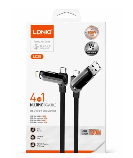 Cable Multiple Data 4 In 1 100W