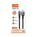 Cable USB-A A Tipo-C De Carga Rapida 50W 1M LS351 TC Negro