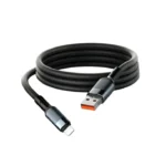 Cable Trenzado De 50W 2M USB-A A Type-C Carga Rápida Negro LS352-C