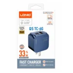 Cargador Carga Rapida 33W 3 En 1 GaN Q5 TC-6G