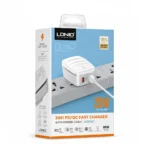 Cargador Carga Rápida Con Lámpara Led Usb 20W A2425C S6