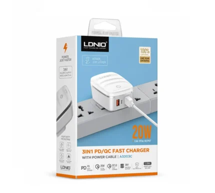 Cargador Carga Rápida Con Lámpara Led Usb 20W A2425C S6
