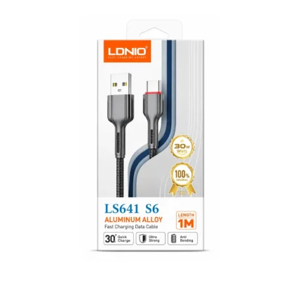 Cable 30W USB-A A Micro-USB 1M Negro LS641 S6