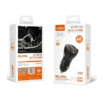 Cargador De Coche Súper Rápido Dual PD de 60W C103