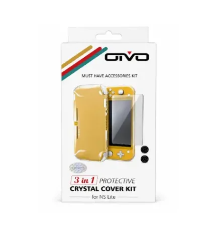 Crystal Cover Kit 3 In 1 Para Nintendo Switch Lite