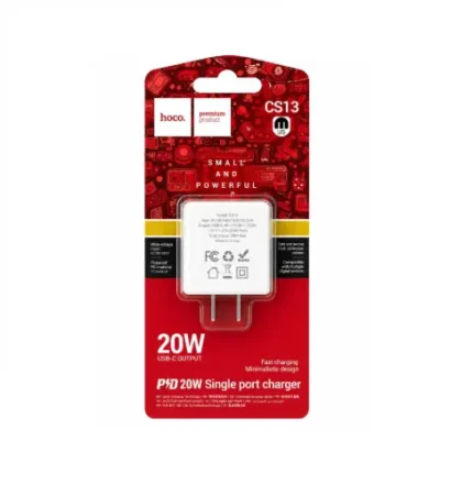 Travel Charger USB-C Output PD20W White CS13
