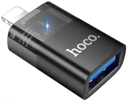 Hoco iP male to USB female OTG Black UA36