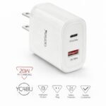 Yesido USB-A - USB-C Dual-port PD 20W Fast Charging YC48U
