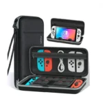 Estuche Rígido Portátil De Viaje Para NS/OLED Negro