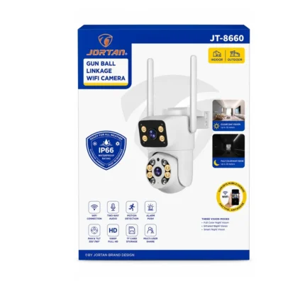 Jortan Camara Dual 360 Grados IP66 JT-8660