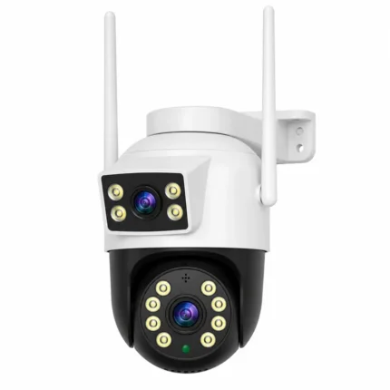 Jortan Camara Dual 360 Grados  IP66 Blanca JT-8695