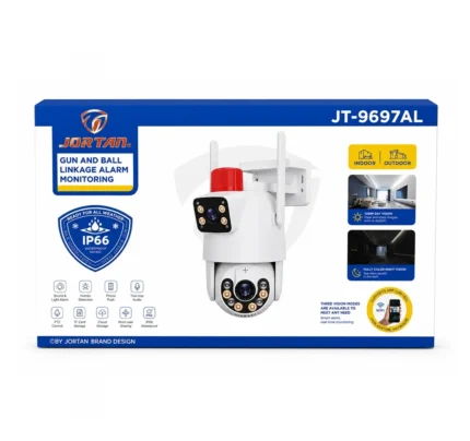 Jortan Cámara Dual Con Alarma De Seguridad JT-9697AL