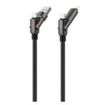 4 en 1 Light Display Metal Charging Cable