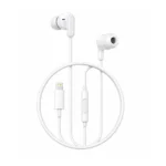 Audifonos Con Microfono Puerto Lightning EP85 Blanco