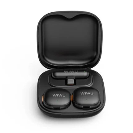 Wiwu Microfonos Duo Wireless Ai Adaptive Noise Reduction Negro