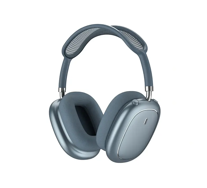 6977703659696 Auriculares Inalámbricos Wiwu Airbuds Max ANC TD-18 Azul - Image 1