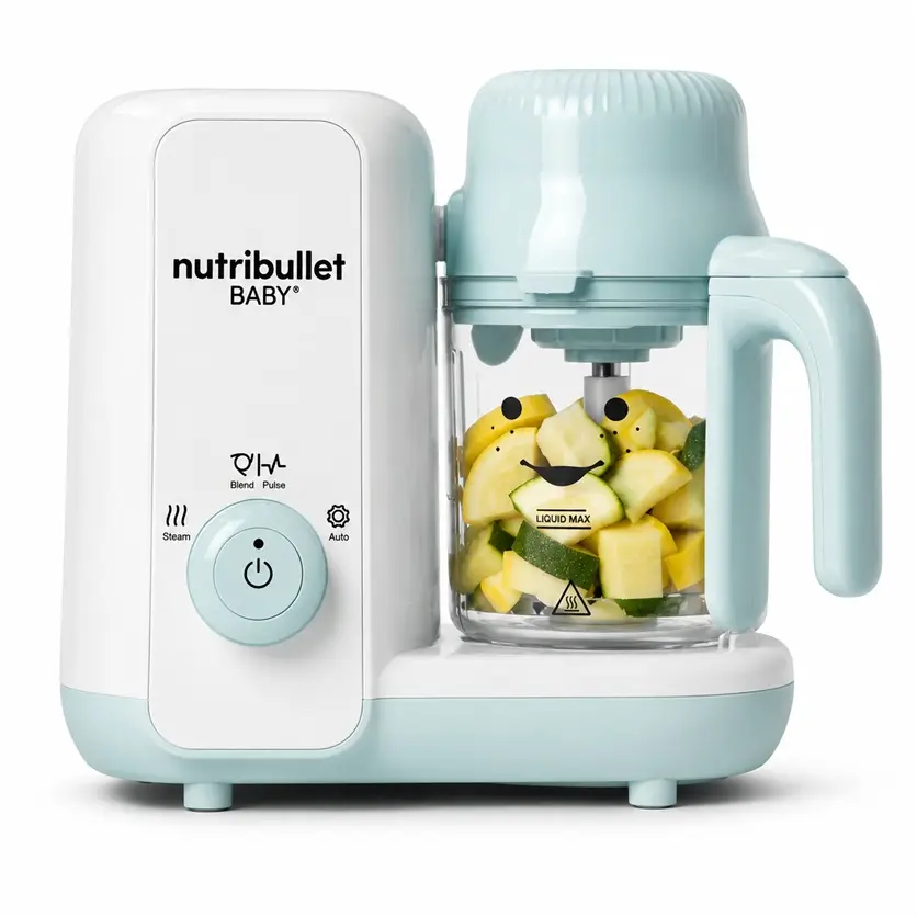 7709083054346 Nutribullet Vaporera Y Procesador Baby Steam And Blend - Image 1