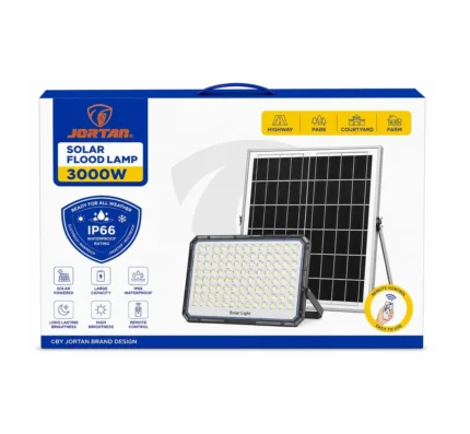 Jortan Lamapara Con Panel Solar De 3000W IP66 JT-933000