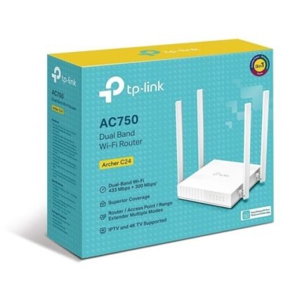 TP-LINK Archer C24 Wireless Router Fast Ethernet Ac750
