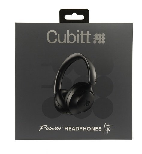 850071934496 Cubitt Power Headphones Lite CT-PWANCL1 Black - Image 1