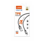 Cable USB-A A Micro-USB De 1M TPE Gris LS441 S6