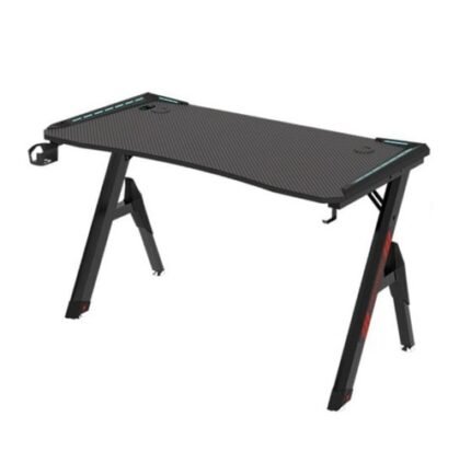 Mesa Y Gaming Desk H2 Black 1400 x 600 x 730mm Negro