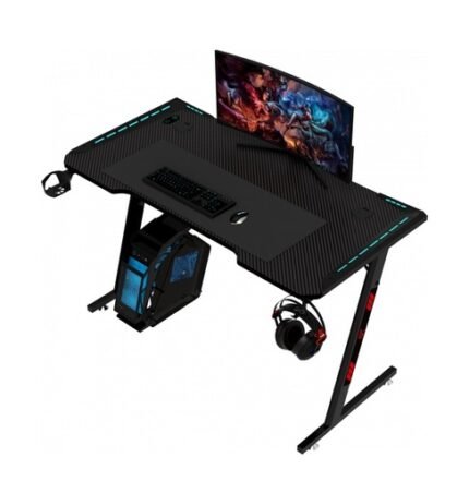 Z6 Gaming Mesa Desk Black 1400 x 600 x 730mm Negro