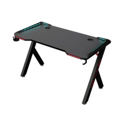 Mesa R5-7 Gaming Desk Black/Red 140 x 60 x 72CM
