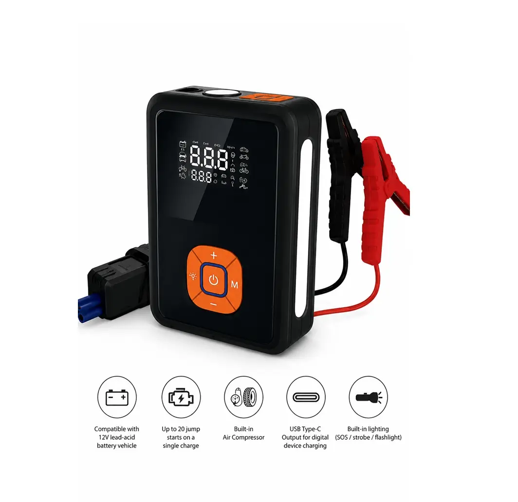 M12010 Jump Starter With Air Compressor M120 - Image 1