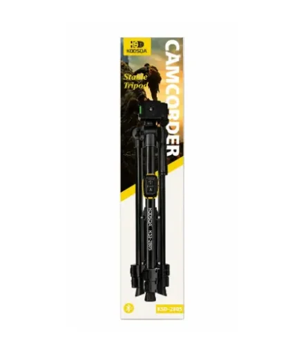 Stable Tripod Camcorder White Wireless Control 130CM K-280S