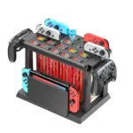 Cargador De Mandos Con Ranuras Para Juegos Para Ns/Oled Negro VG-K502