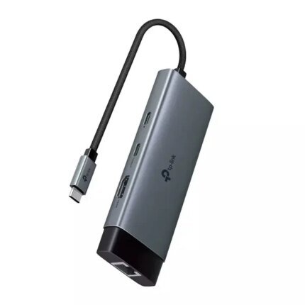Hub De Interfaz USB Tipo-C 6 puertos HDMI LAN  UH6120C Gris